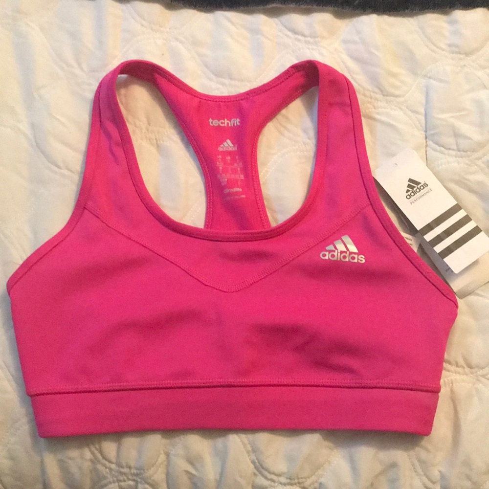 NWT Adidas techfit climalite sports bra